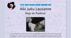 Desktop Screenshot of aikijukulausanne.com