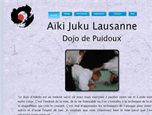 Tablet Screenshot of aikijukulausanne.com